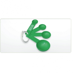 Measuring spoon set - recycled plastic
